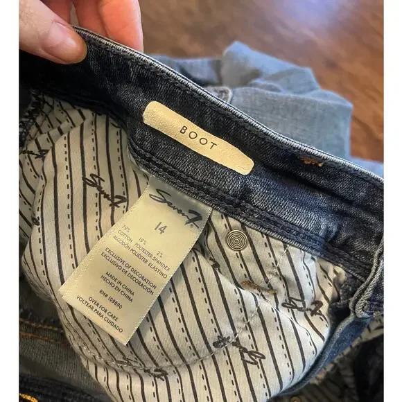 Anthropologie Jeans 14 Bootcut Mid Rise Stretch Denim Medium Wash EUC - Picture 5 of 8